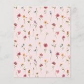 Fleur sauvage Devine Les Cartes De Jeu Pour Alimen (Dos)