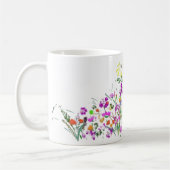 Fleur sauvage Doodle Mug (Gauche)
