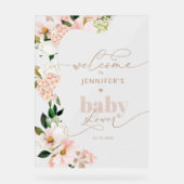 Fleur sauvage douche de baie rose pâle Accueil (Recto)