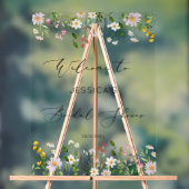 Fleur sauvage douche nuptiale Bienvenue (Neutre)