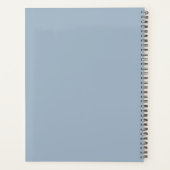 Fleur sauvage Dusty Wedding planner bleu (Dos)