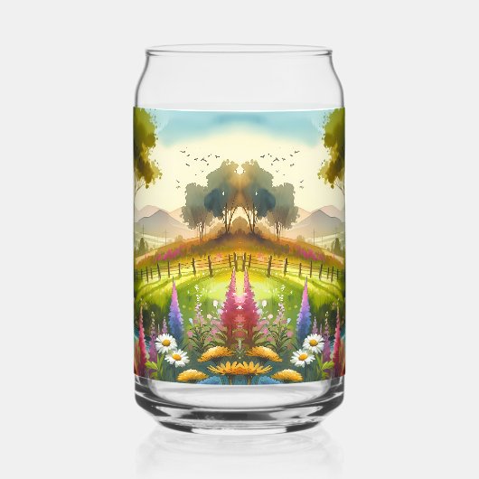 Fleur sauvage et ruisseau dans la vallée de Spring (Gauche)