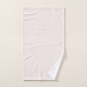 Fleur sauvage Été Doux rose pâle Motif (Serviette à main)
