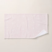 Fleur sauvage Été Doux rose pâle Motif (Serviette à main)