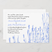 Fleur sauvage - Faire-part de mariage périphérique (Devant / Derrière)