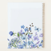 Fleur sauvage floral bleu personnalisé (Dos)