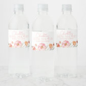Fleur sauvage Floral Fête des mariées Étiquette bo (Bouteilles)