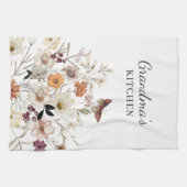 Fleur sauvage Floral Grandma Serviettes de cuisine (Horizontal)