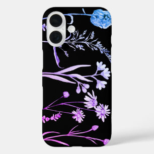 Fleur sauvage Floral iPhone 16 Coque Botanical Des