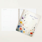 Fleur sauvage Floral Reliure spirale Printemps Bot (Devant avec enveloppe)