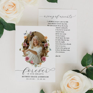 Fleur sauvage Forever Dans Nos Coeurs Cartes De Pr