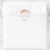 Fleur sauvage frais merci autocollant (Sac)