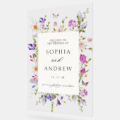 Fleur sauvage Frame Mariage Bienvenue (Angle)