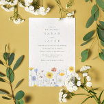 Fleur sauvage Garden Wedding Invitation<br><div class="desc">Entrez dans un monde fantastique de romantisme avec notre Invitation Fleur sauvage Garden Wedding - une beauté inspirée par la nature! Conçu avec amour et attention aux détails, cette invitation est conçue pour enchanter vos invités et donner le ton pour une célébration inoubliable au milieu des fleurs. Les teintes pastel...</div>