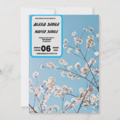 Fleur sauvage Gatefold Faire-part de mariage, Joli (Devant)