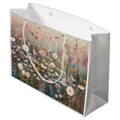 Fleur sauvage Imprimer Sacs cadeaux de plusieurs t (Dos Angle)