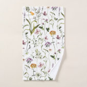 Fleur sauvage Jardin motifs floraux (Serviette à main)