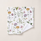 Fleur sauvage Jardin motifs floraux (Gant de toilette)