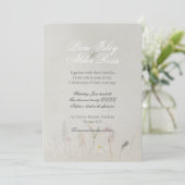 Fleur sauvage Jars Boho Faire-part de mariage (Debout devant)
