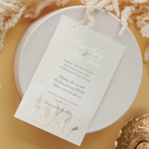 Fleur sauvage Jars Boho Faire-part de mariage