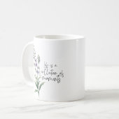Fleur sauvage Larkspur Coffee Mug (Devant gauche)