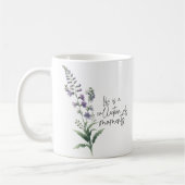 Fleur sauvage Larkspur Coffee Mug (Gauche)