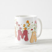 Fleur sauvage Mama Boho Floral Mug (Devant droit)