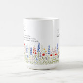 Fleur sauvage Mama Mug - Drôle cadeau de fête des  (Centre)