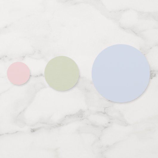 Fleur sauvage Mariage Table Confetti Floral Whimsi (Derrière)