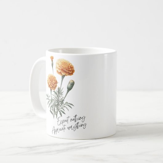 Fleur sauvage Marigold Coffee Mug (Devant gauche)