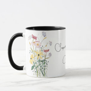 Fleur sauvage mignonne Super Mom Club Mug