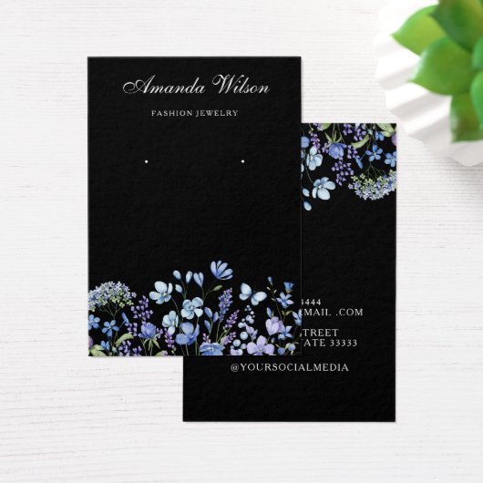 Fleur sauvage moderne  de l'oreille bijouterie Car (Bureau)