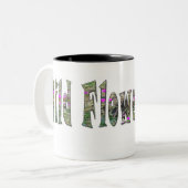Fleur sauvage Mug (Devant gauche)