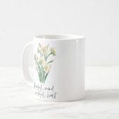 Fleur sauvage Narcissus Café Mug (Devant gauche)