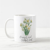 Fleur sauvage Narcissus Café Mug (Gauche)