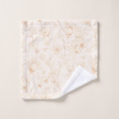 Fleur Sauvage Neutre Minimaliste (Gant de toilette)