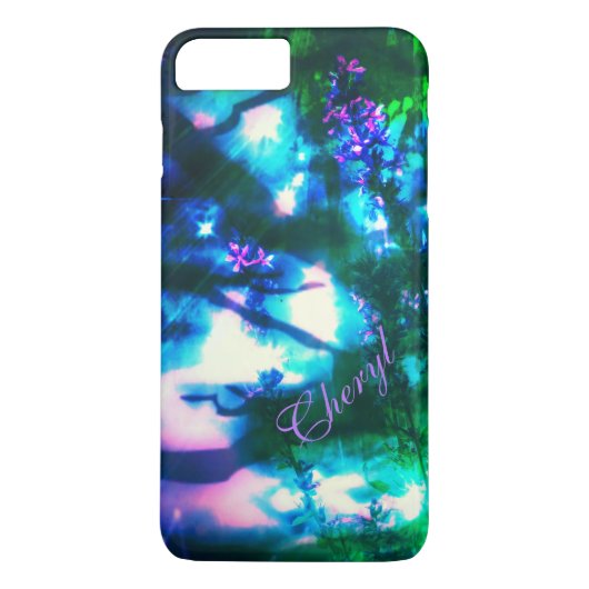 Fleur sauvage Oriental Goth iPhone 7 coque (Dos)