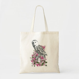 Fleur sauvage Owl 🌼 Sac fourre-tout budgétaire