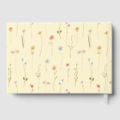 Fleur sauvage Papillon Baby shower floral de print (Verso)