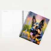 Fleur sauvage personnalisé German Shepherd 2024 (Devant avec enveloppe)