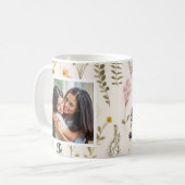 Fleur sauvage Photo Best Mom Ever Mug (Devant gauche)