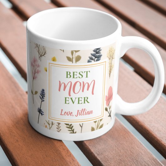 Fleur sauvage Photo Best Mom Ever Mug