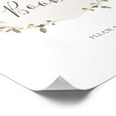 Fleur sauvage printanière | Panneau de livre d'or (Coin)