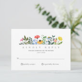 Fleur sauvage Printemps Été Mariage extérieur RSVP (Debout devant)