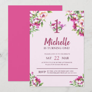 Fleur sauvage Rose Tourne Une Invitation
