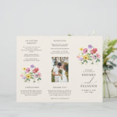 Fleur sauvage Rustic Chic Floral Boho programme de (Debout devant)