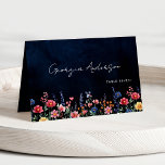 Fleur sauvage Rustic Pays Nom de l'hôte Carte de l<br><div class="desc">Célébrez votre amour avec cette carte mariage vibrante avec un design fleur sauvage aquarelle dans les tons rose, violet et vert. Parfait pour les mariages de jardin, de printemps ou de style rustique, cet invitation d'inspiration nature allie délicats accents floraux à une typographie élégante, créant une touche fantaisiste et romantique....</div>