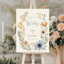 Fleur sauvage rustique Wreath Garden Mariage Bienv