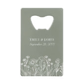 Fleur sauvage simple N'importe quelle fête de mari (Dos)