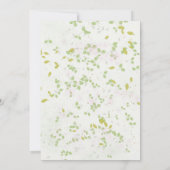 Fleur sauvage Spring nuptiale carte de jeu de bing (Dos)